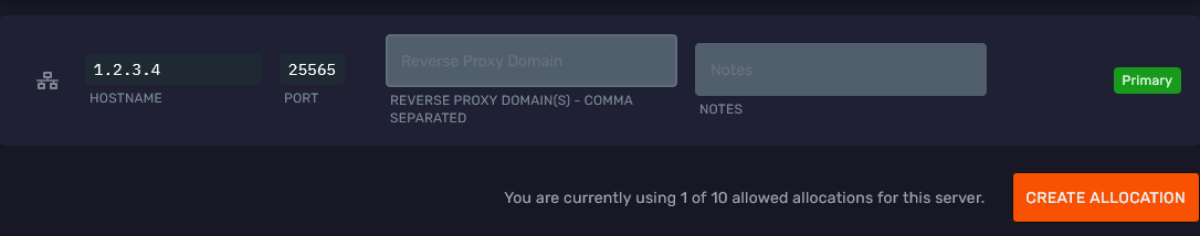DuckPanel Ports and Proxies tab with the Open Port button