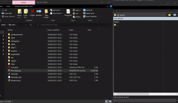 World archive uploading through SFTP