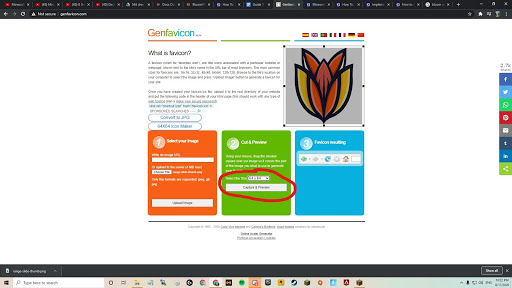 Image editor configured to export a 64 by 64 icon